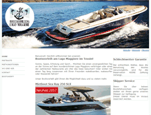 Tablet Screenshot of bootsvermietung-lagomaggiore.ch